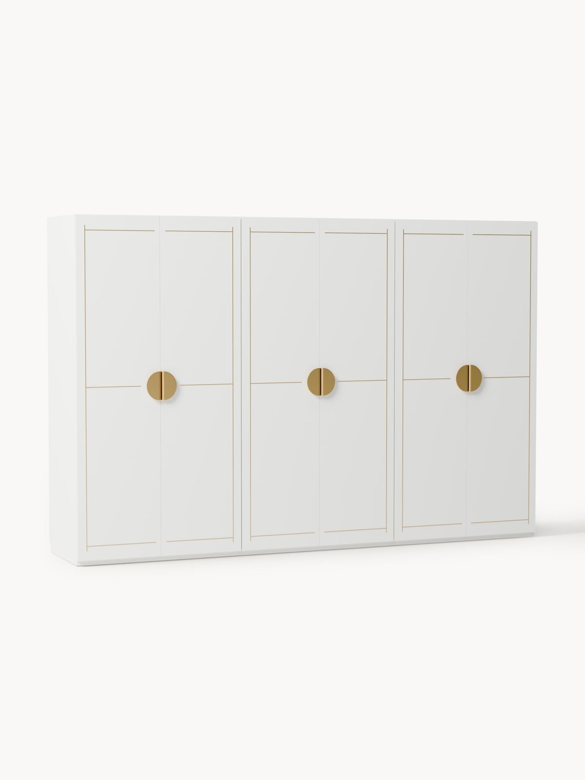 Norwood Modular Hinged Door Wardrobe, 300 cm Wide, in various sizes