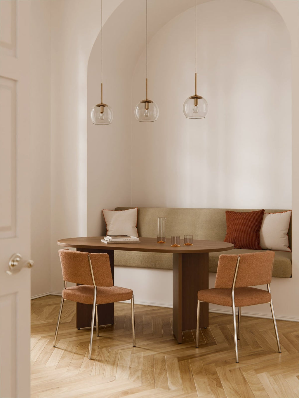 Norwood Oval Wooden Dining Table, in various sizes