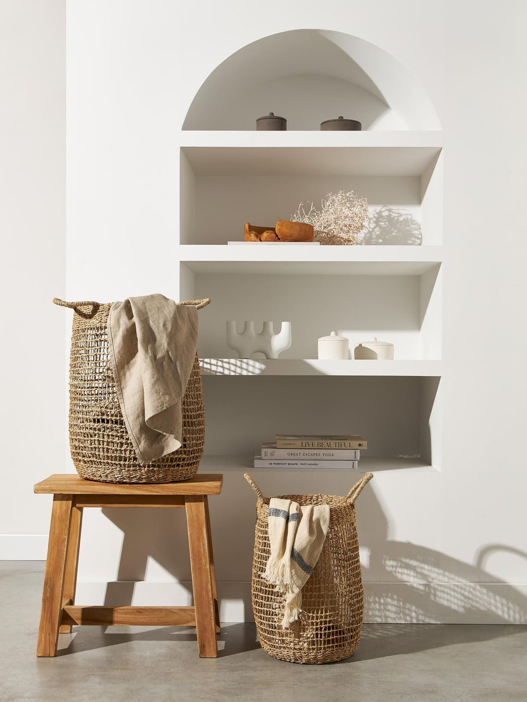 Norwood Seagrass Storage Baskets, Set of 2