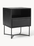 Nunthorpe Mango Wood Bedside Table with Drawer