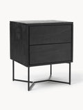 Nunthorpe Mango Wood Bedside Table with Drawers