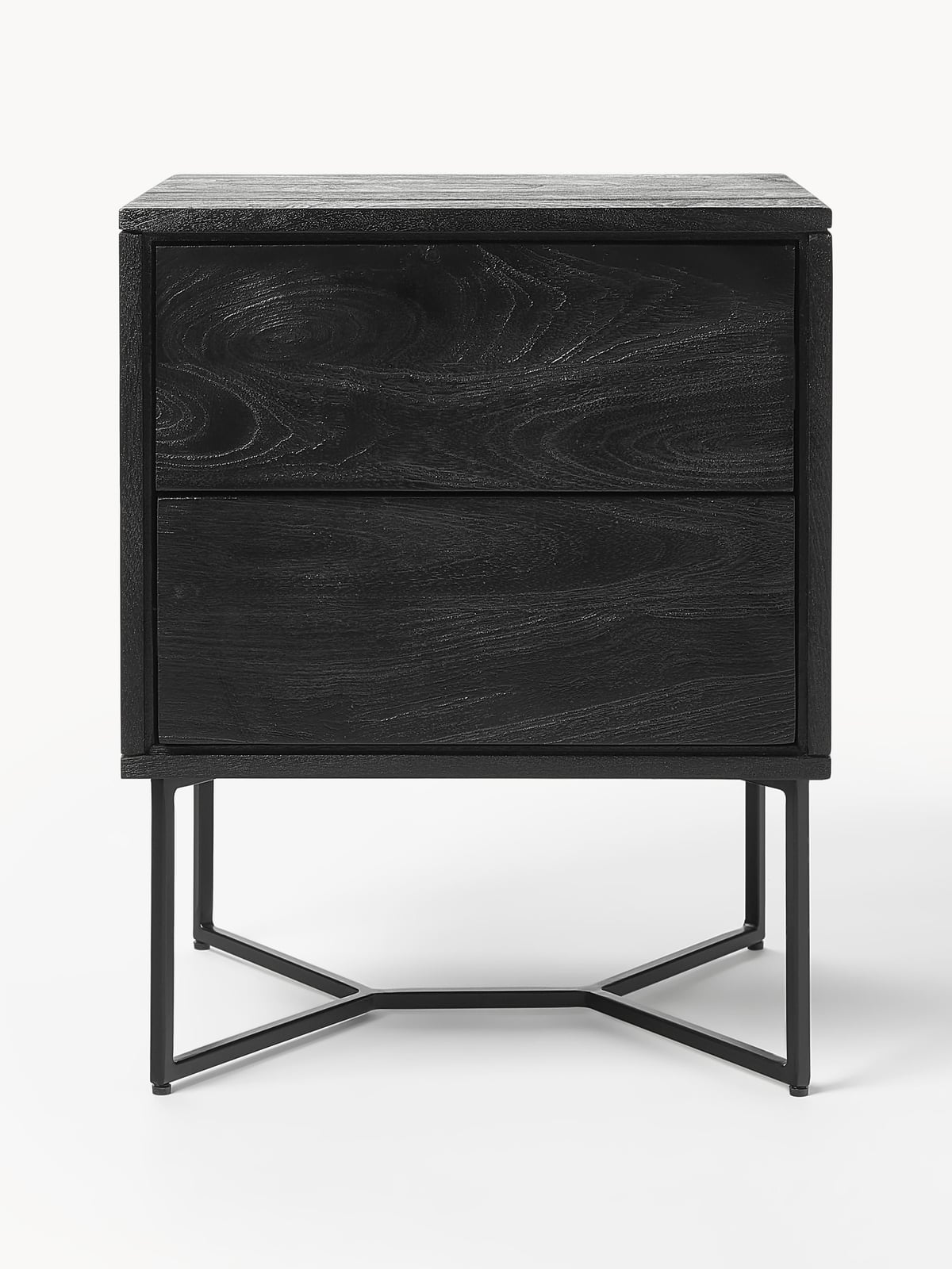 Nunthorpe Mango Wood Bedside Table with Drawers