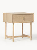 Nunthorpe Oak Wood Bedside Table with Drawer
