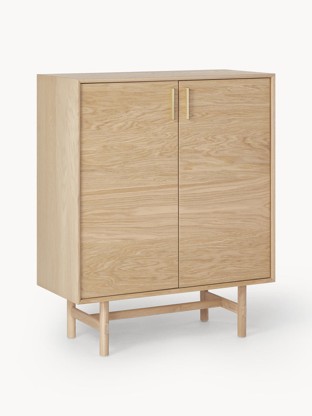Nunthorpe Oak Wood Highboard