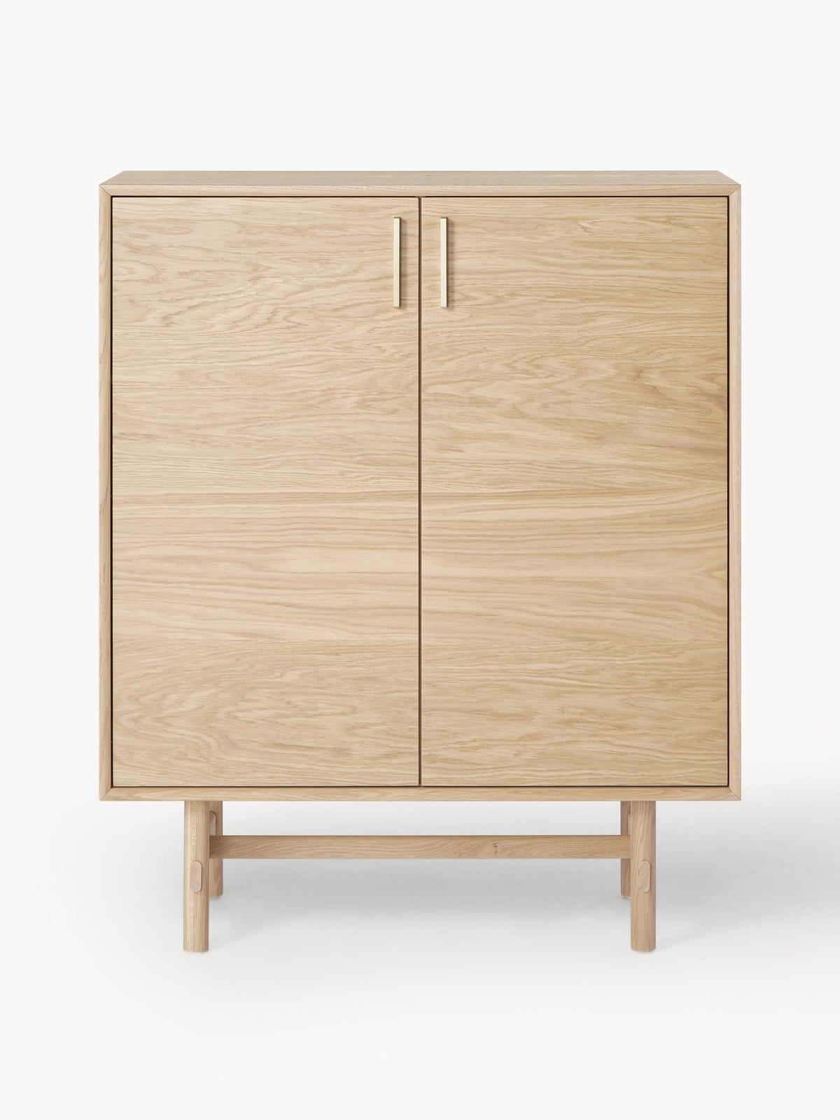 Nunthorpe Oak Wood Highboard