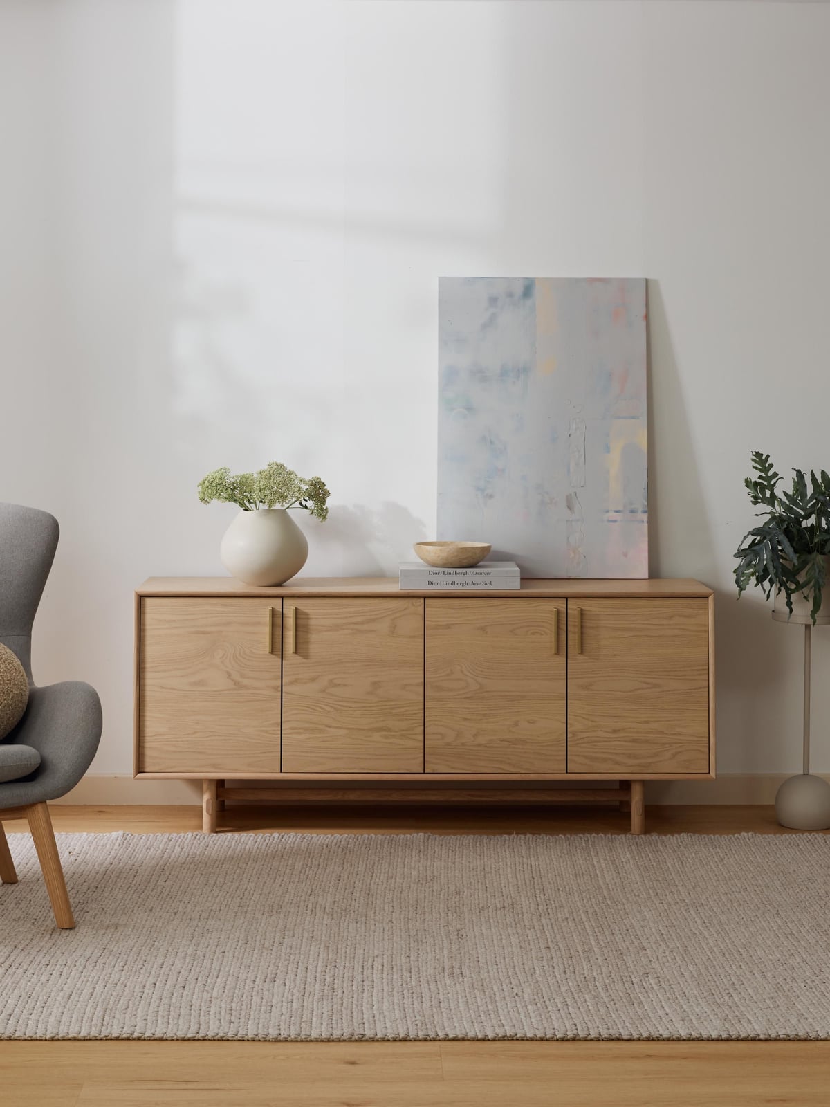 Nunthorpe Oak Wood Sideboard