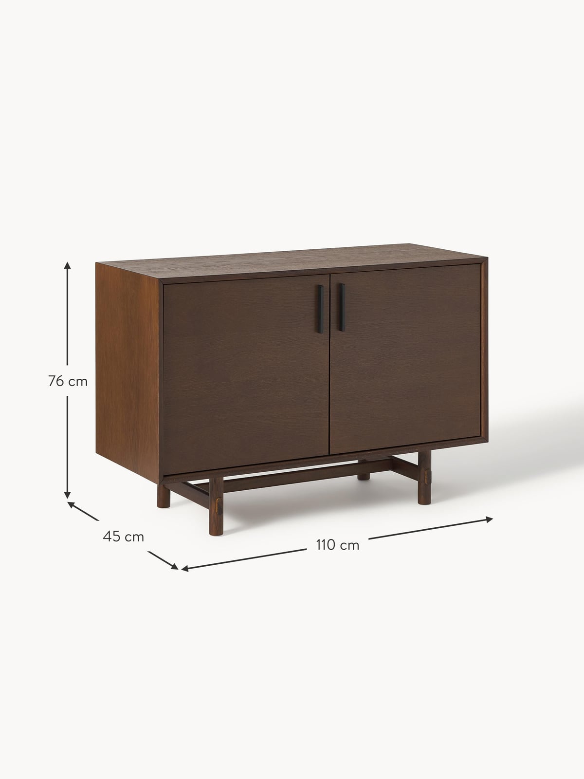 Nunthorpe Small Oak Wood Sideboard