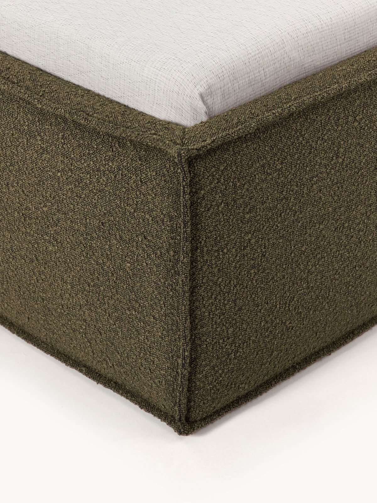 Nunthorpe Upholstered Bouclé Bed with Storage