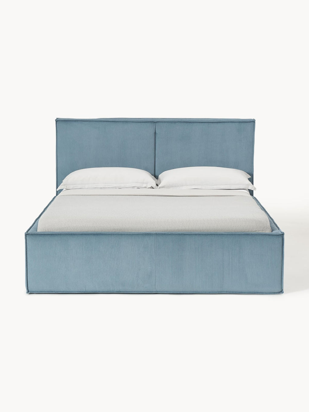 Nunthorpe Upholstered Corduroy Bed with Storage Space