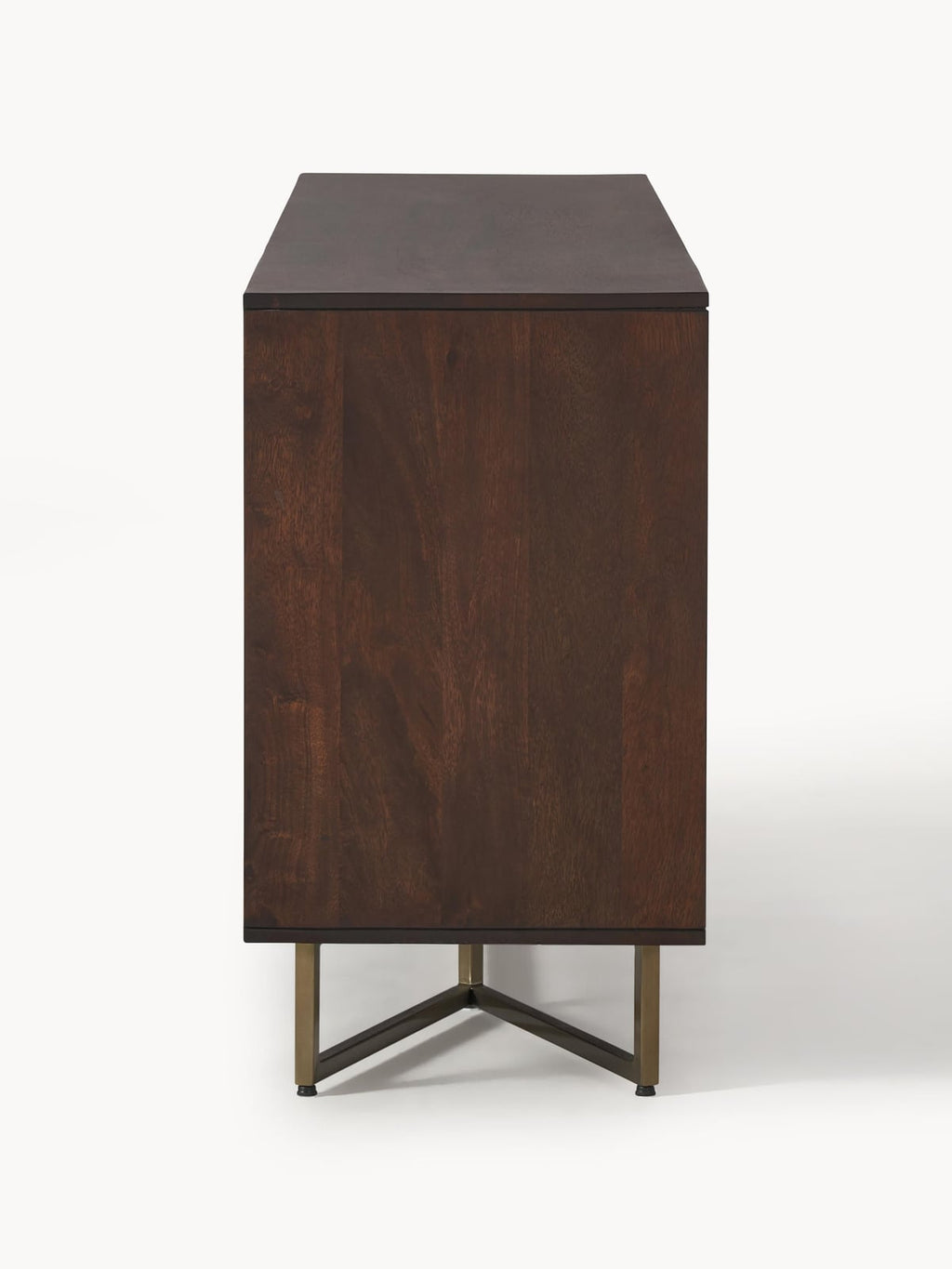 Nunthorpe XL Mango Wood Sideboard with Herringbone Pattern