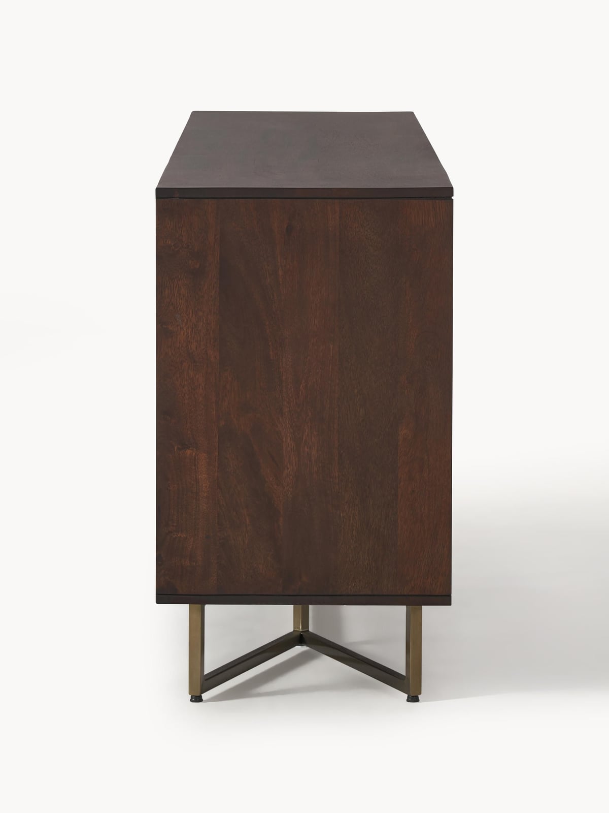 Nunthorpe XL Mango Wood Sideboard with Herringbone Pattern