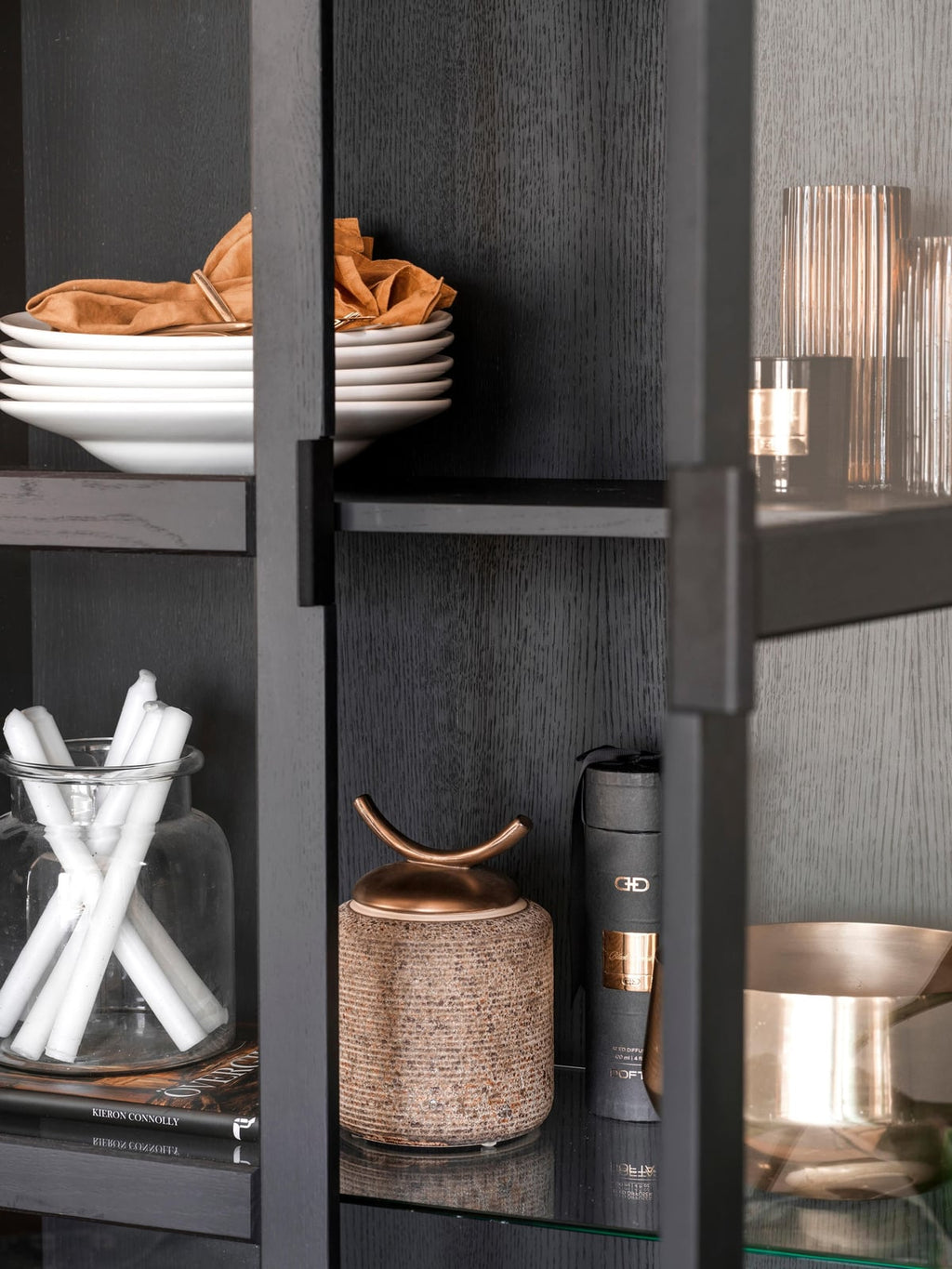 Oakley Oak Wood Display Cabinet