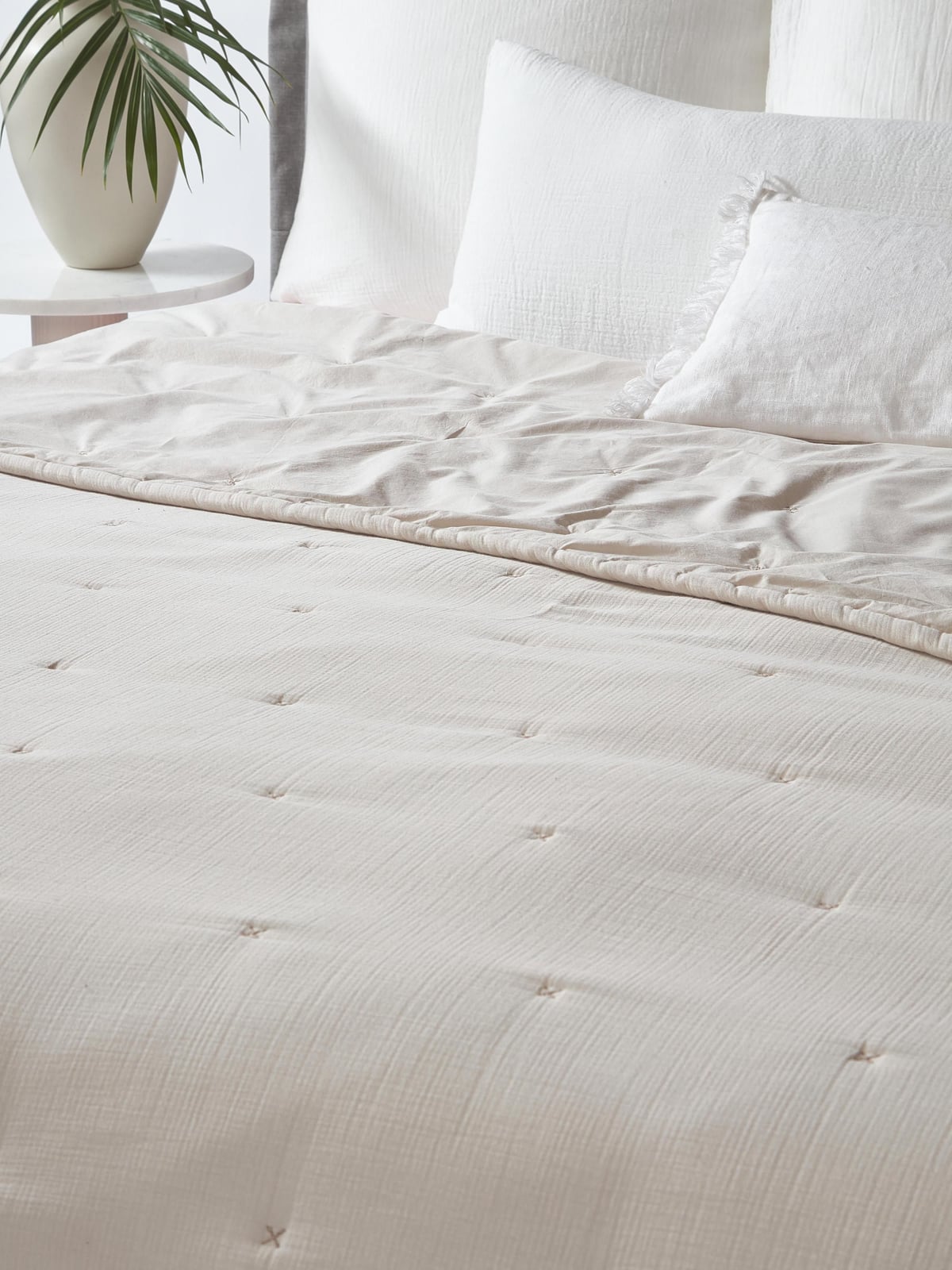Oakley Quilted Cotton Bedspread