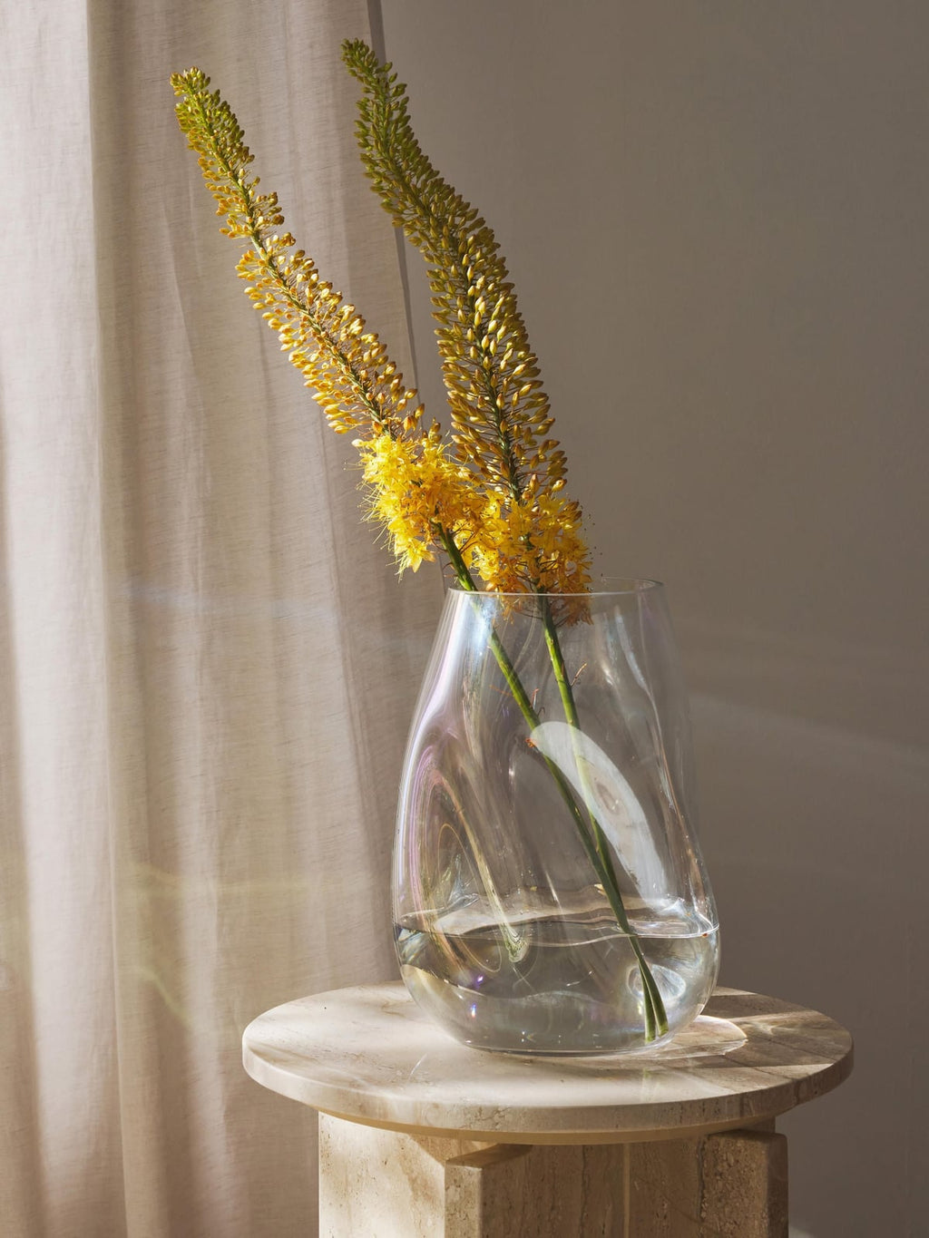Oakmere Mouth-Blown Glass Vase, H 26 cm