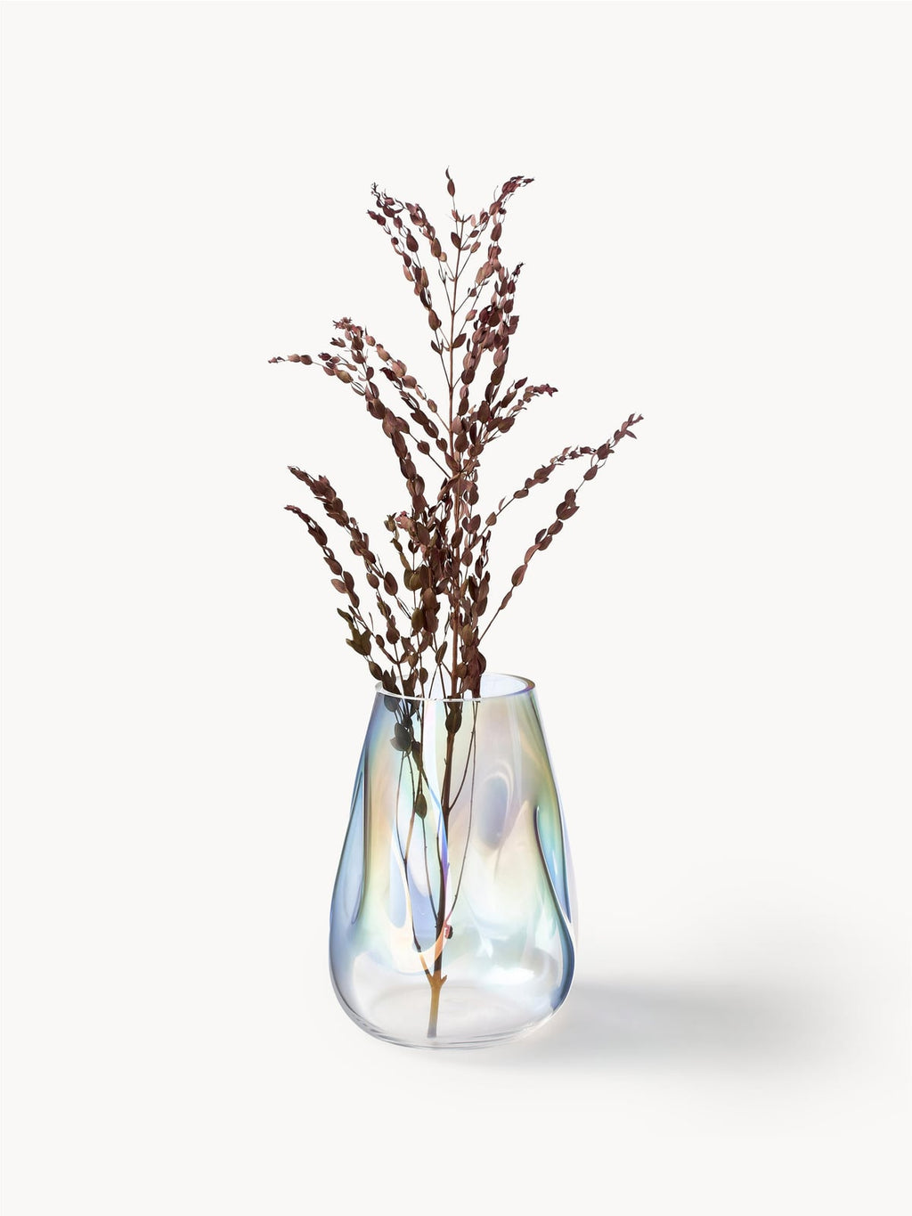 Oakmere Mouth-Blown Glass Vase, H 26 cm