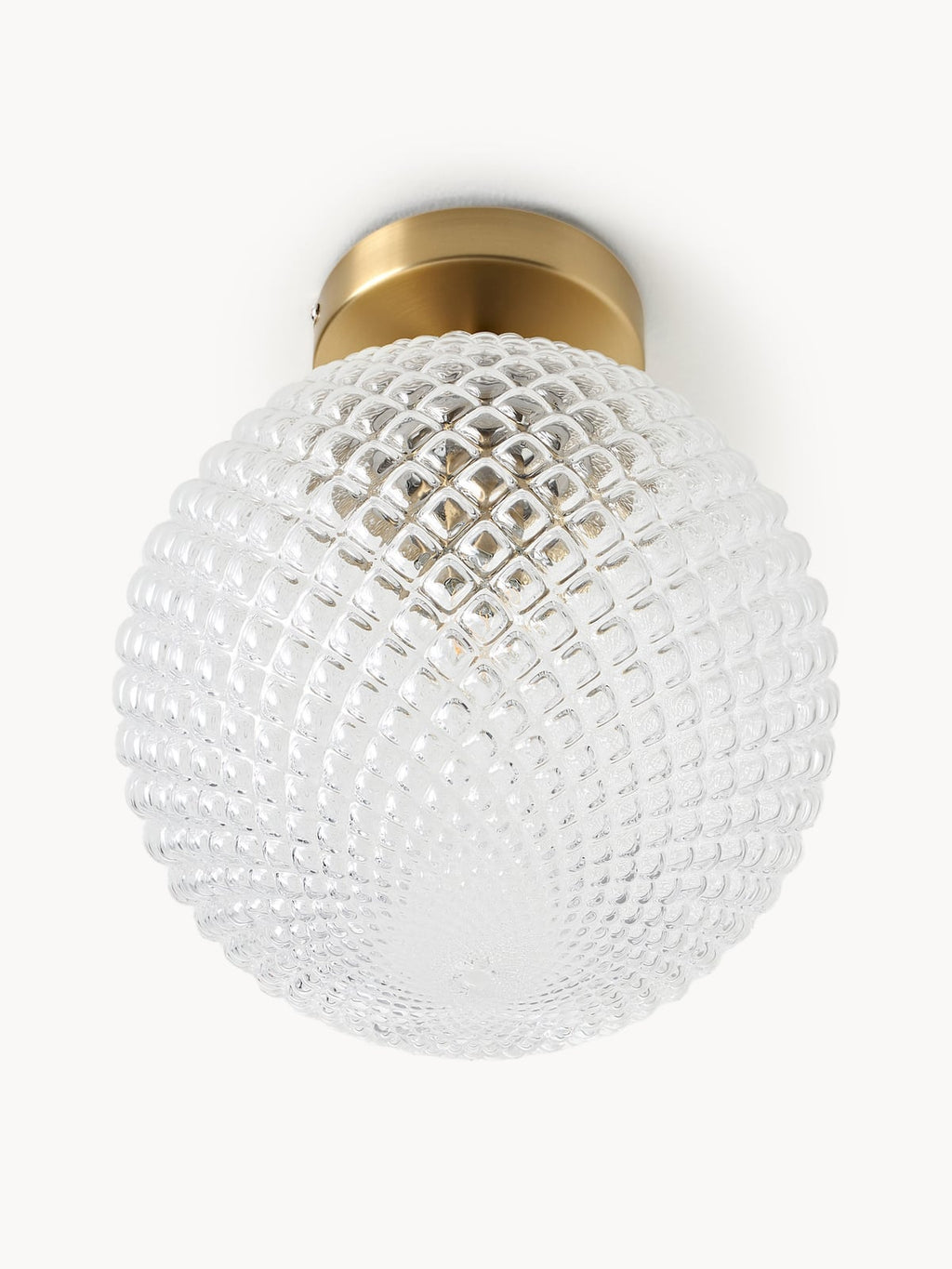 Oakmere Small Glass Ceiling Lamp Lorna