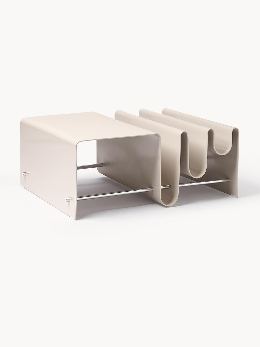 Ormesby Metal Coffee Table with Magazine Rack