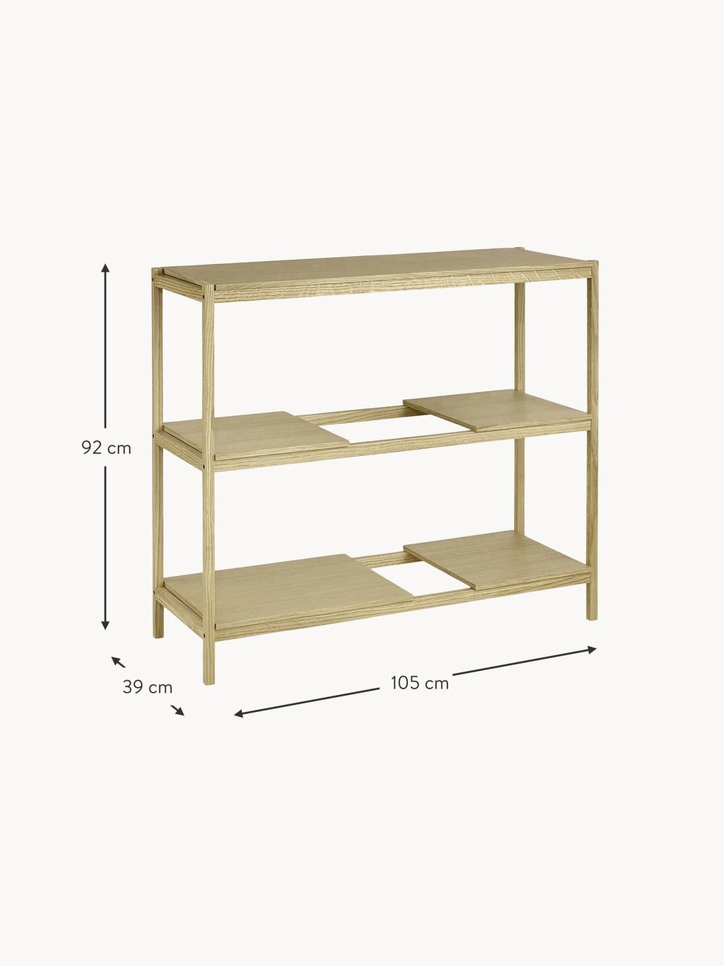 Ormesby Wooden Shelving Unit