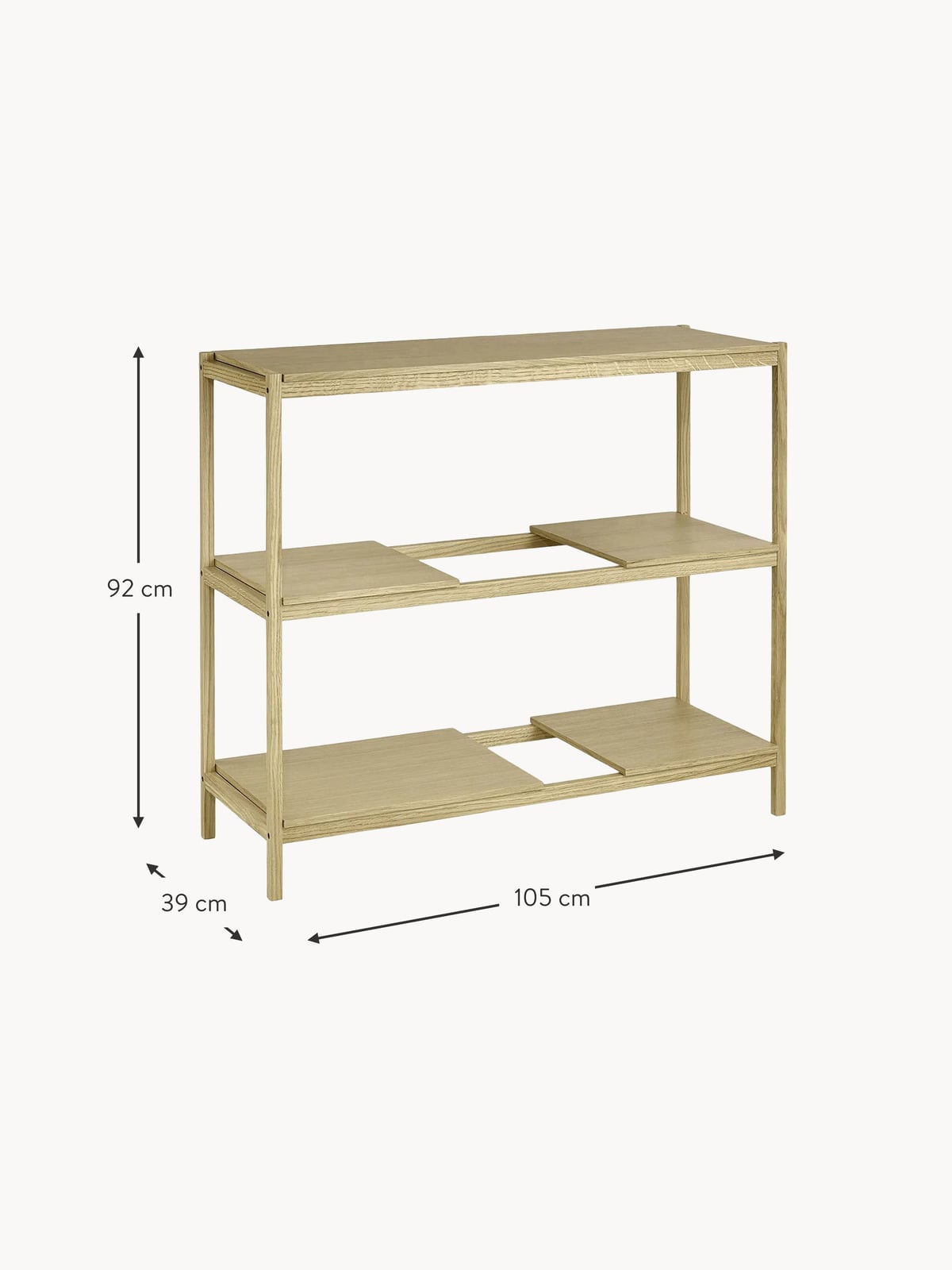 Ormesby Wooden Shelving Unit
