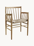 Orwell Oak Wood Dining Chair J81 with Armrests