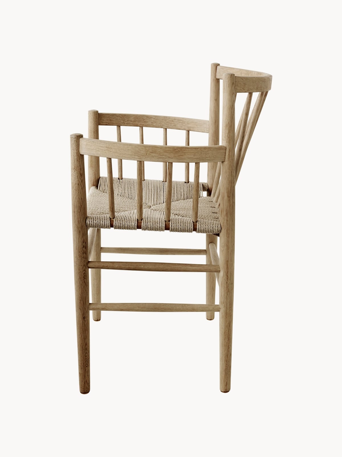 Orwell Oak Wood Dining Chair J81 with Armrests