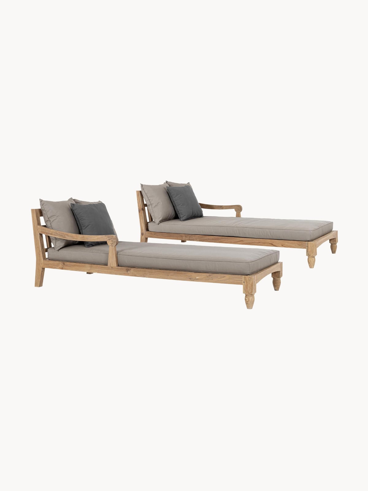 Osgodby Garden Chair Loungers, Set of 2