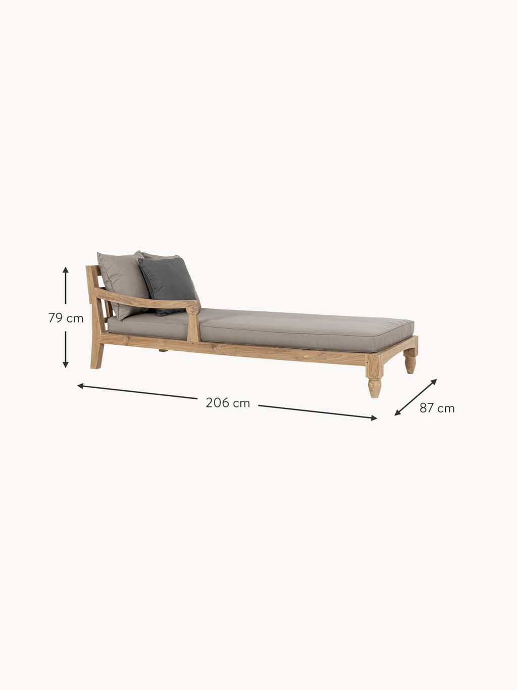 Osgodby Garden Chair Loungers, Set of 2