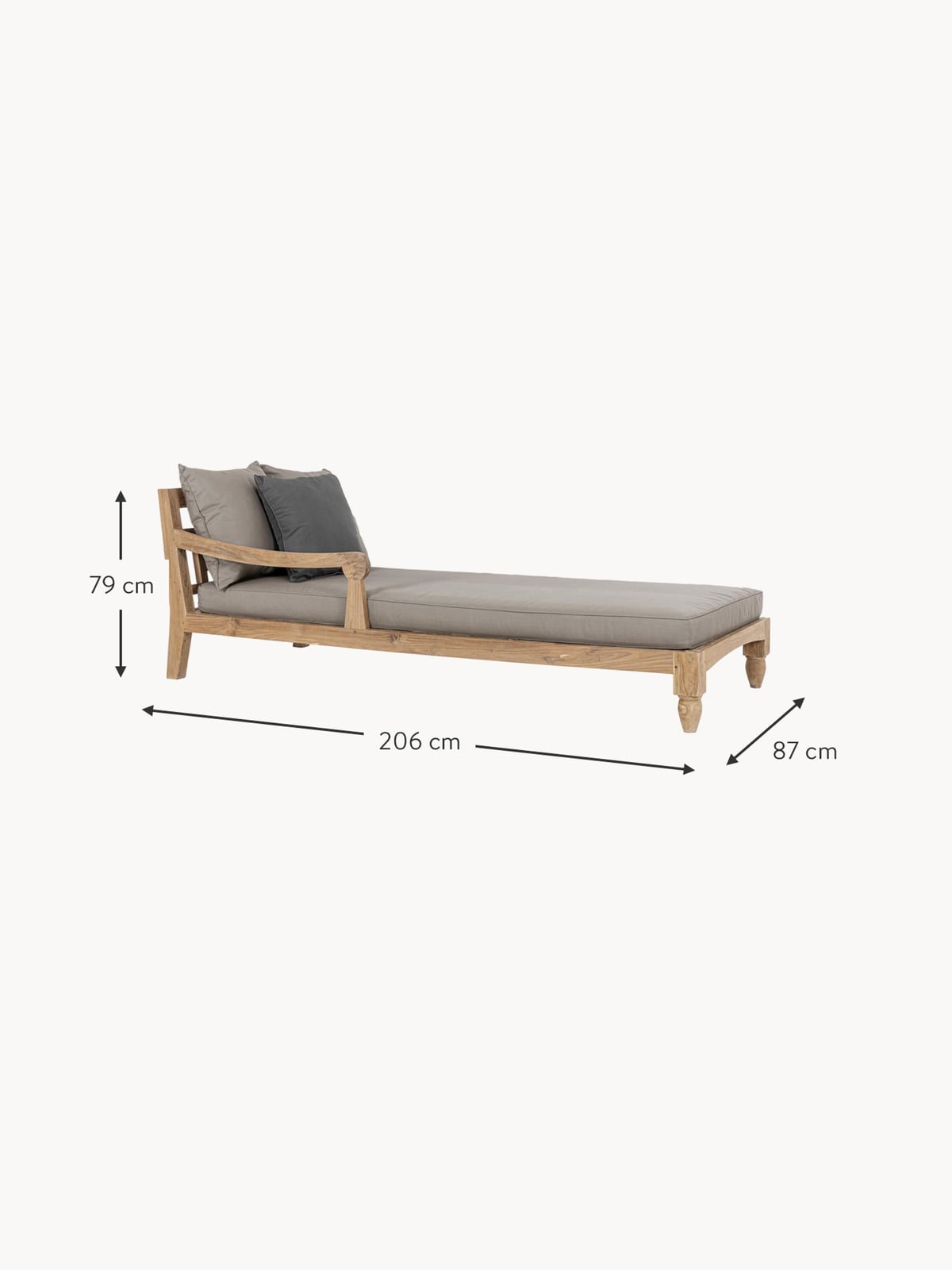 Osgodby Garden Chair Loungers, Set of 2