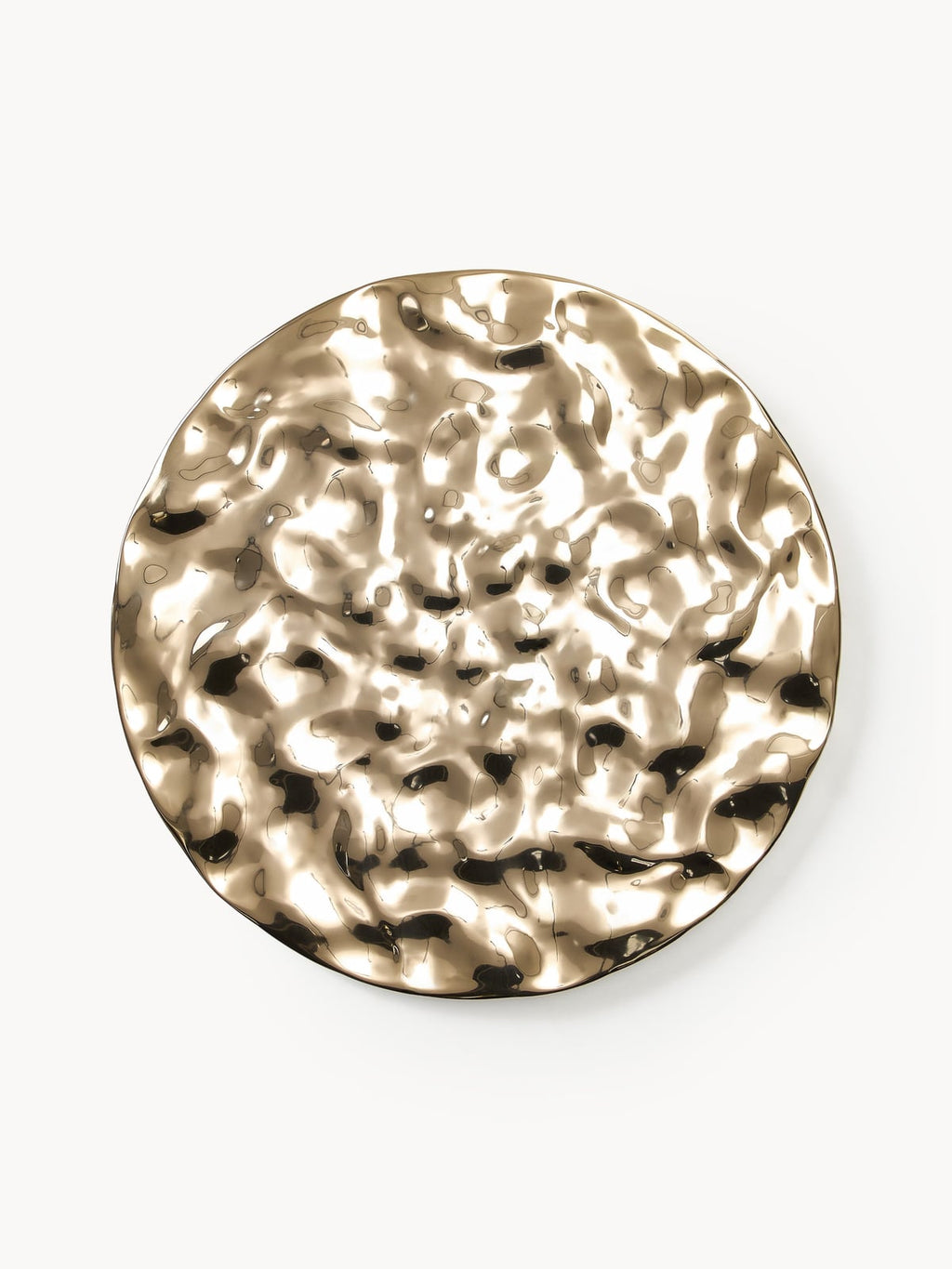 Oswald Wall Object with Hammered Surface, Ø 100 cm