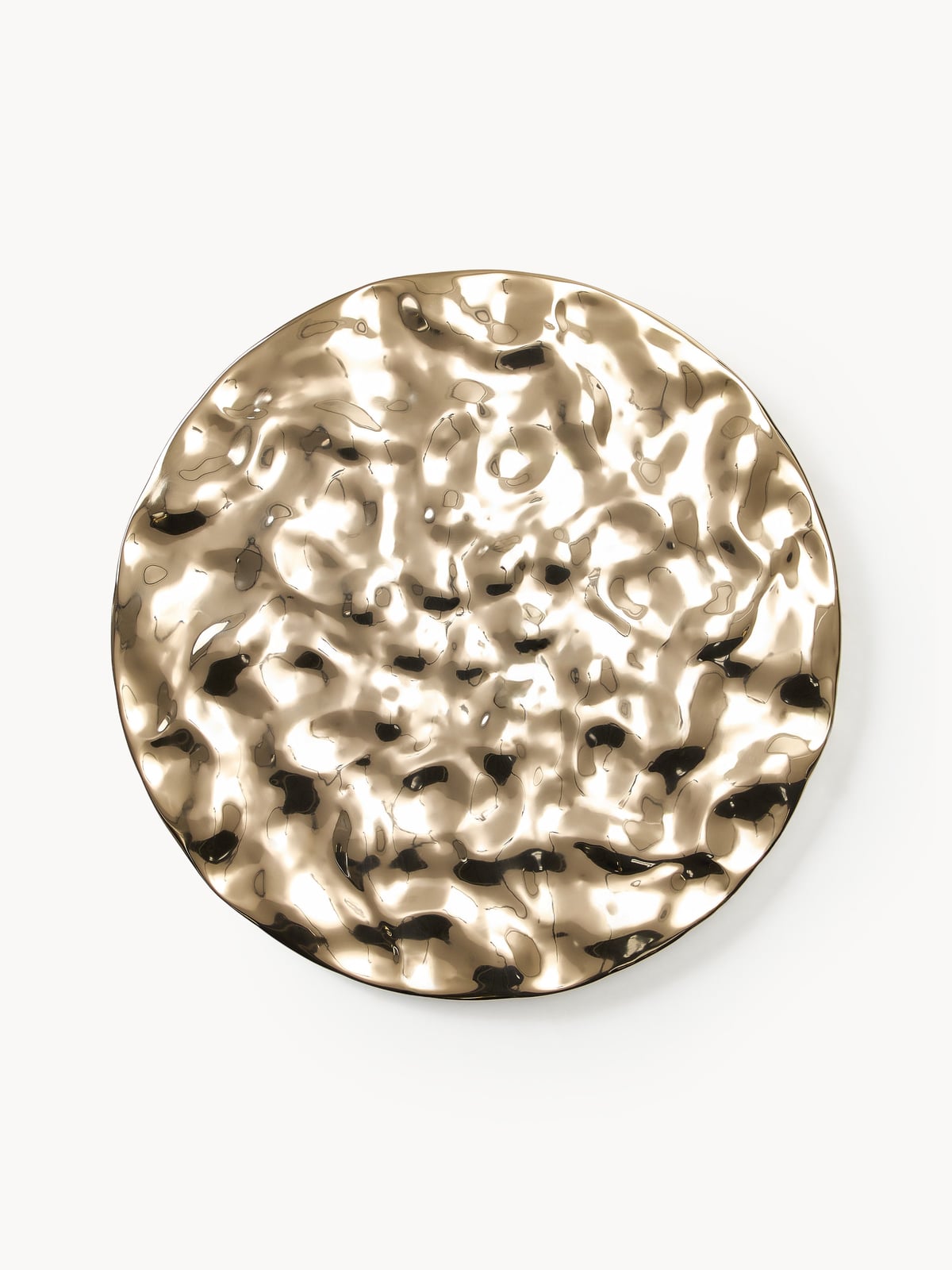 Oswald Wall Object with Hammered Surface, Ø 100 cm
