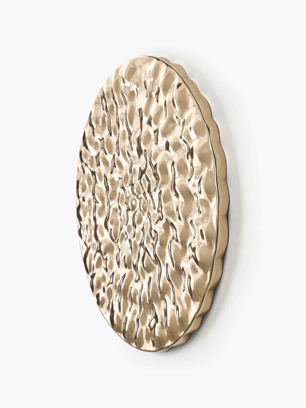Oswald Wall Object with Hammered Surface, Ø 120 cm