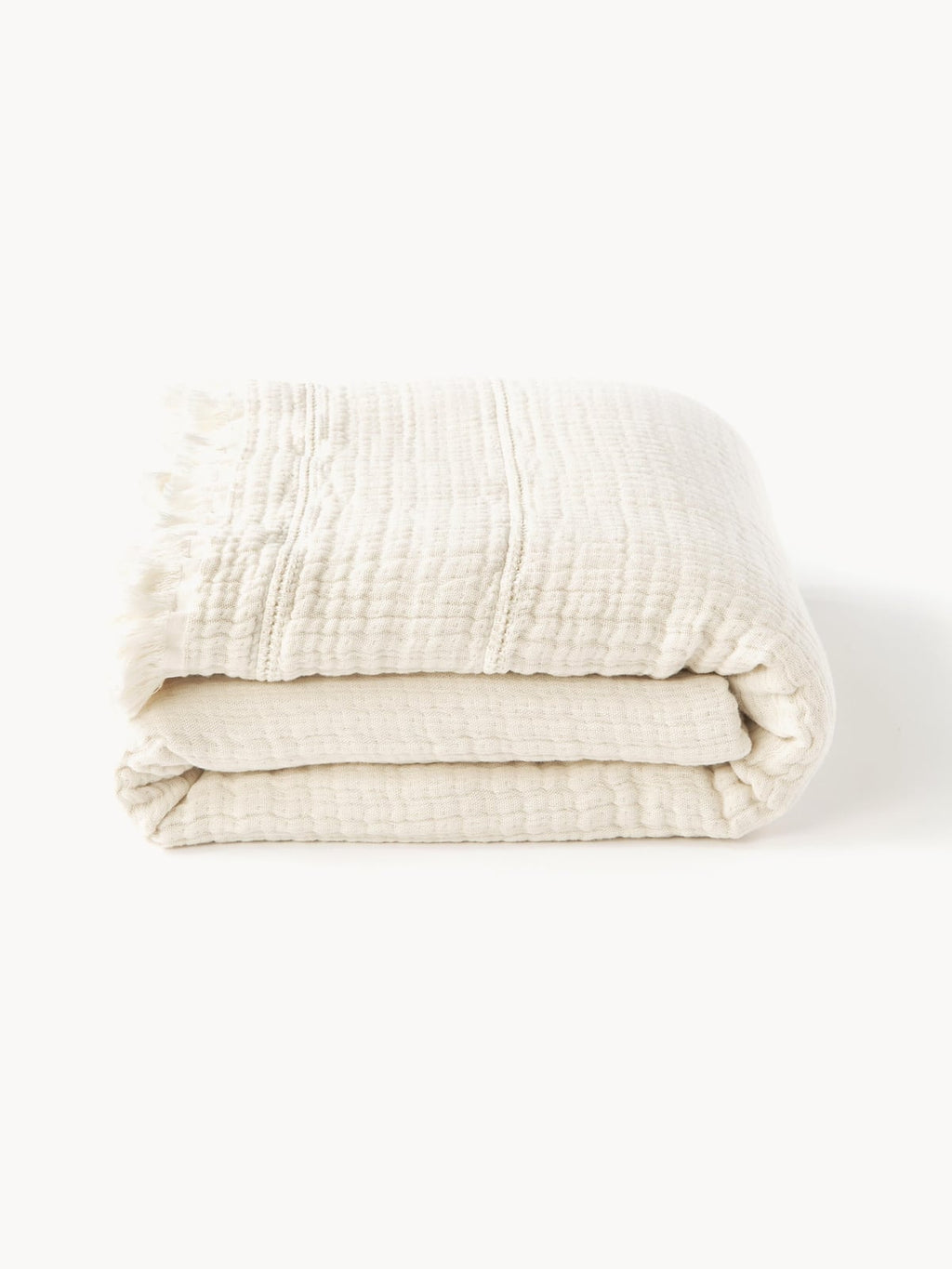 Otterburn Cotton Bedspread with Fringes