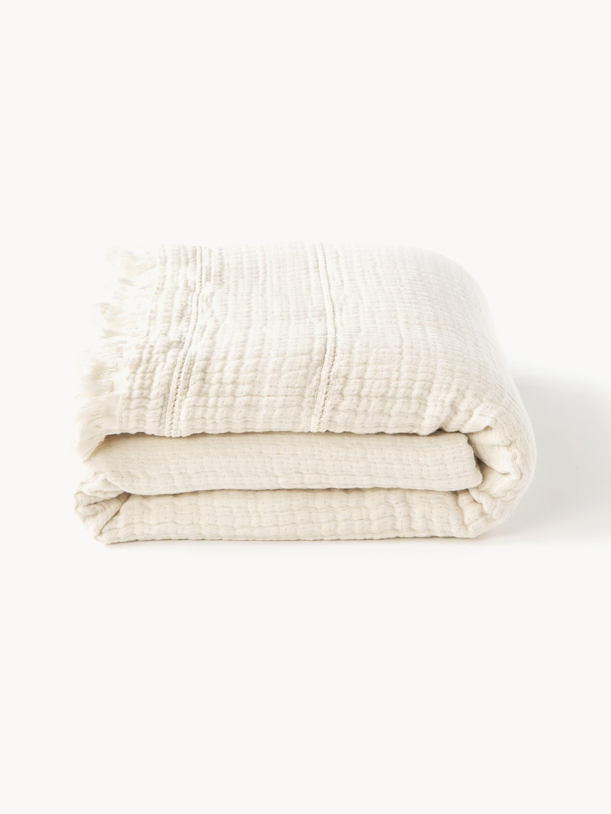Otterburn Cotton Bedspread with Fringes