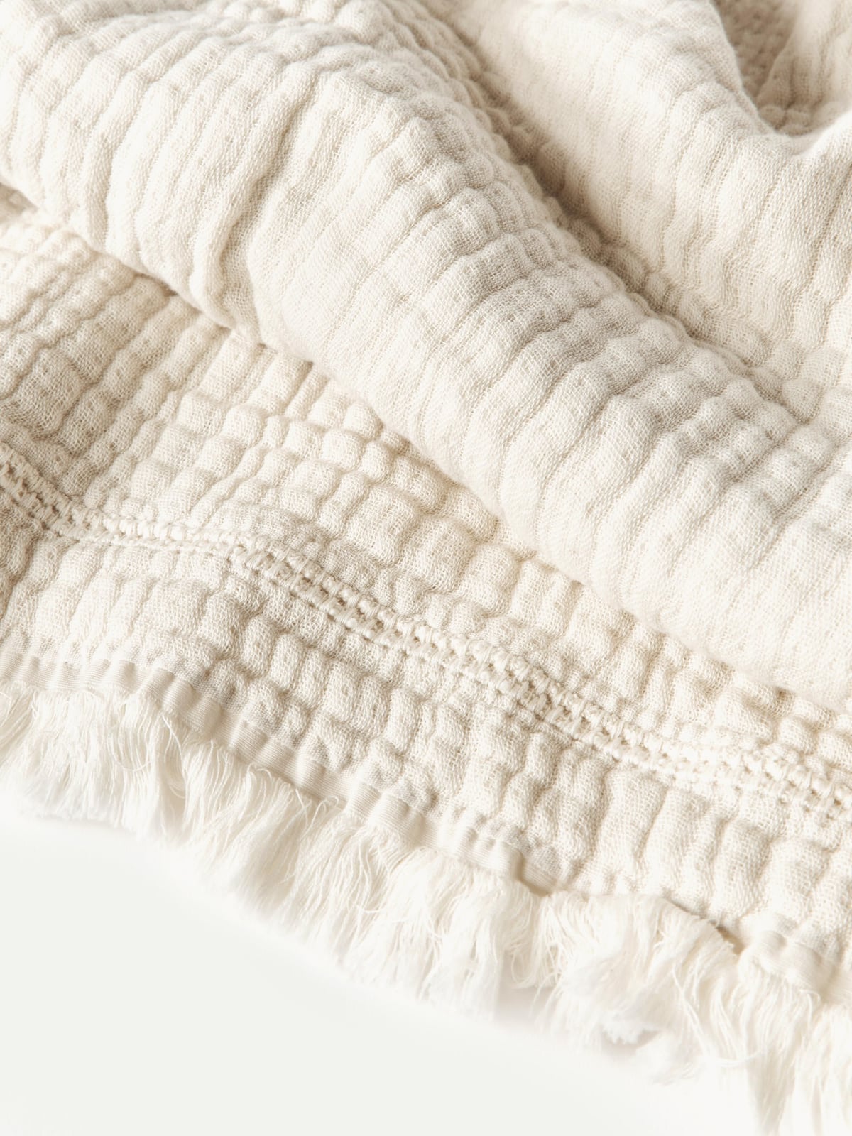 Otterburn Cotton Bedspread with Fringes