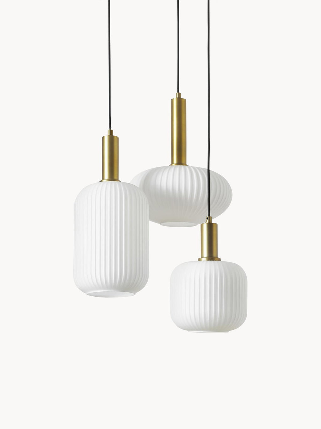Ousby Opal Glass Cluster Pendant Light