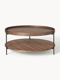 Ousby Round Wooden Coffee Table