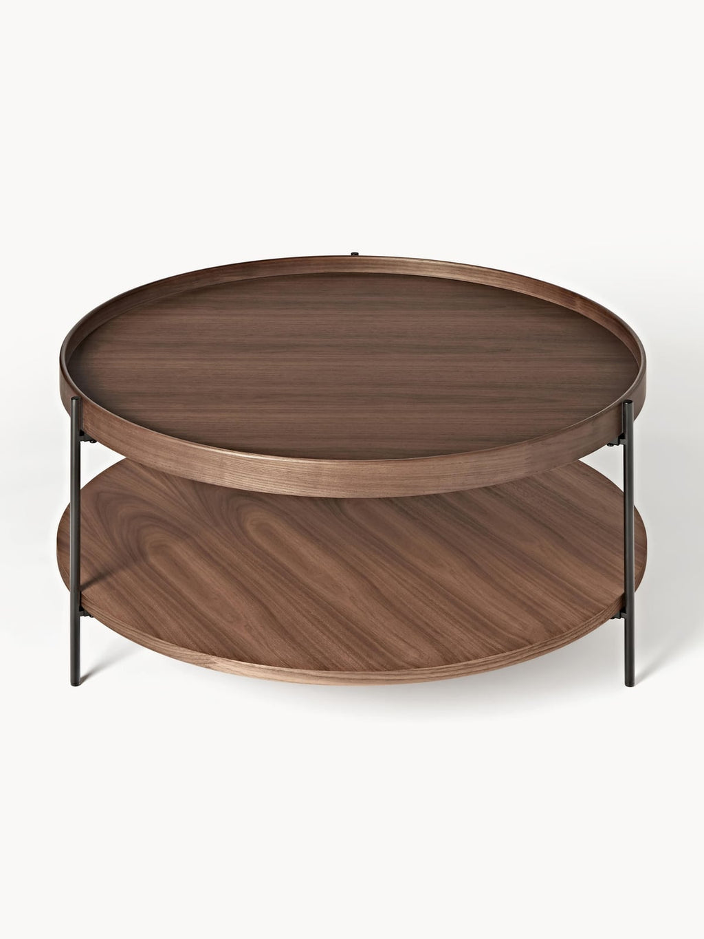 Ousby Round Wooden Coffee Table