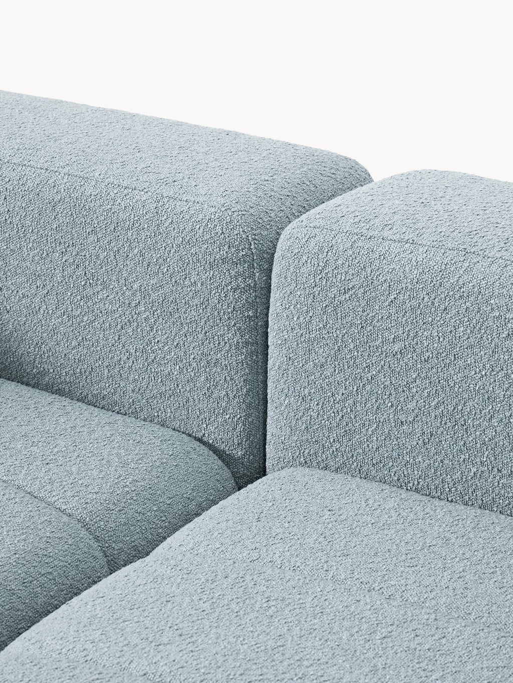 Pateley Bouclé Modular Sofa (2-seater) with Ottoman (left/right)