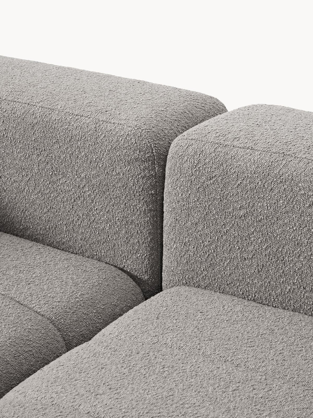 Pateley Bouclé Modular Sofa (4-seater) with Ottoman (left/right)