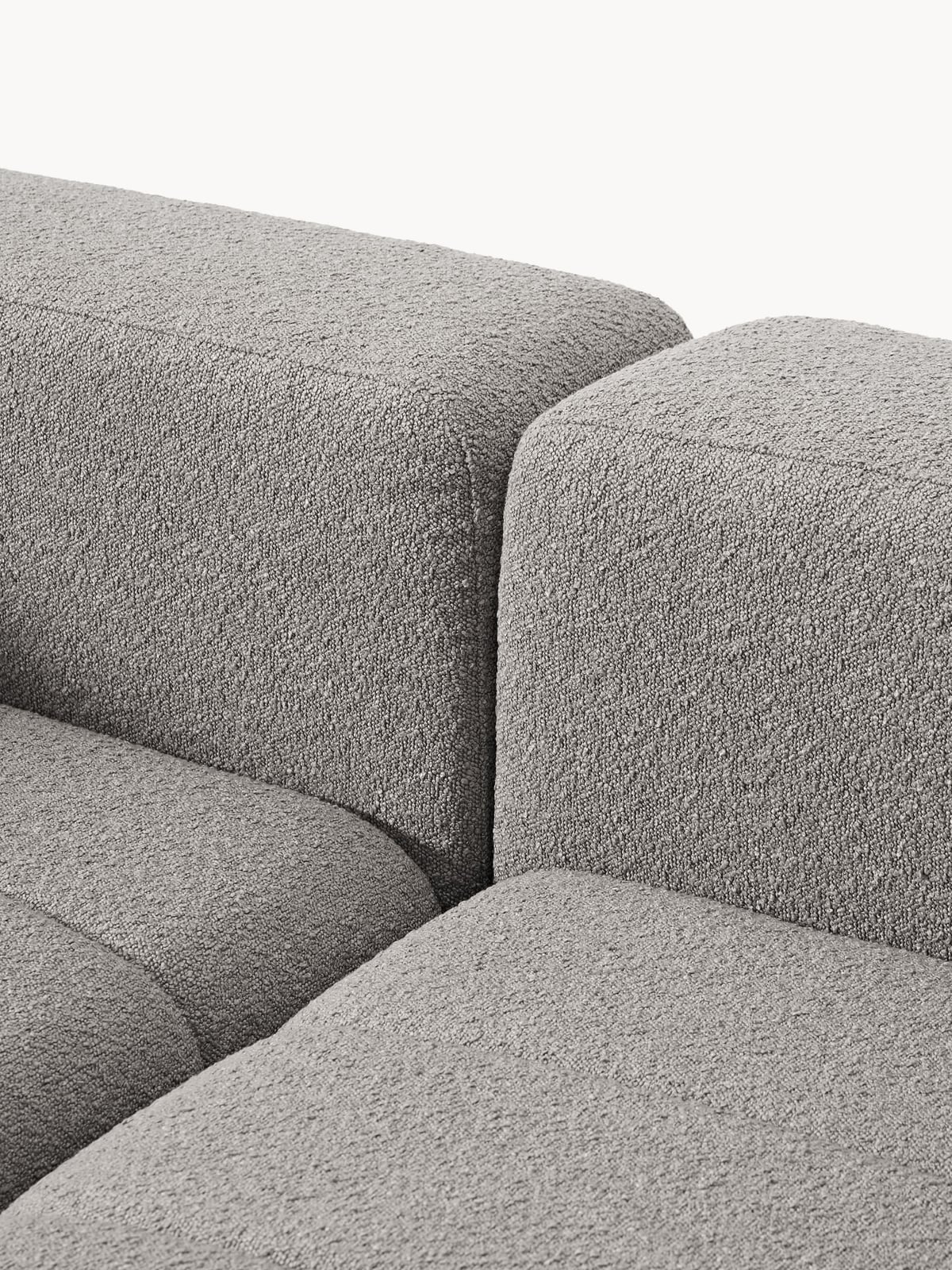 Pateley Bouclé Modular Sofa (4-seater) with Ottoman (left/right)
