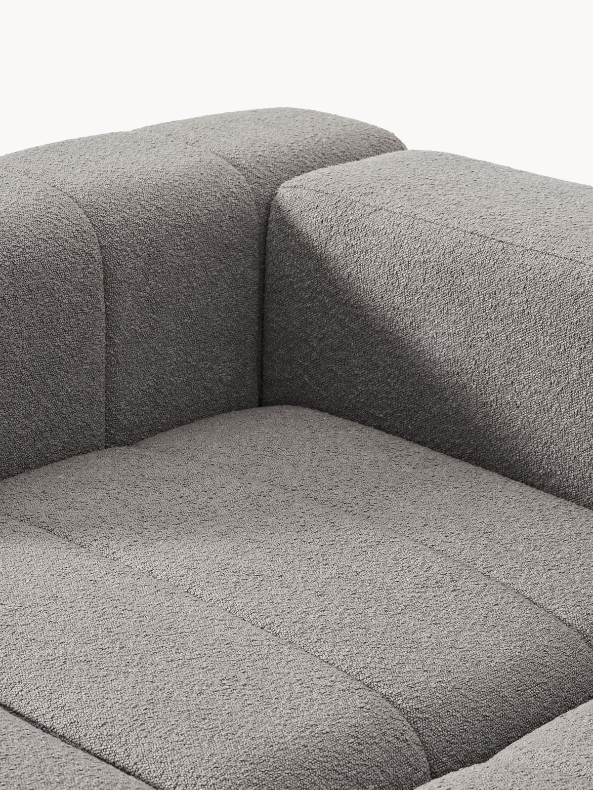 Pateley Bouclé Modular Sofa (4-seater) with Ottoman (left/right)