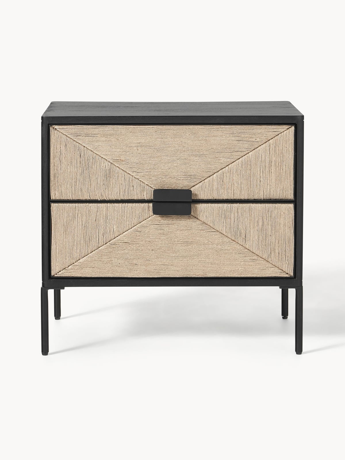 Pateley Mango Wood Bedside Table with Drawers