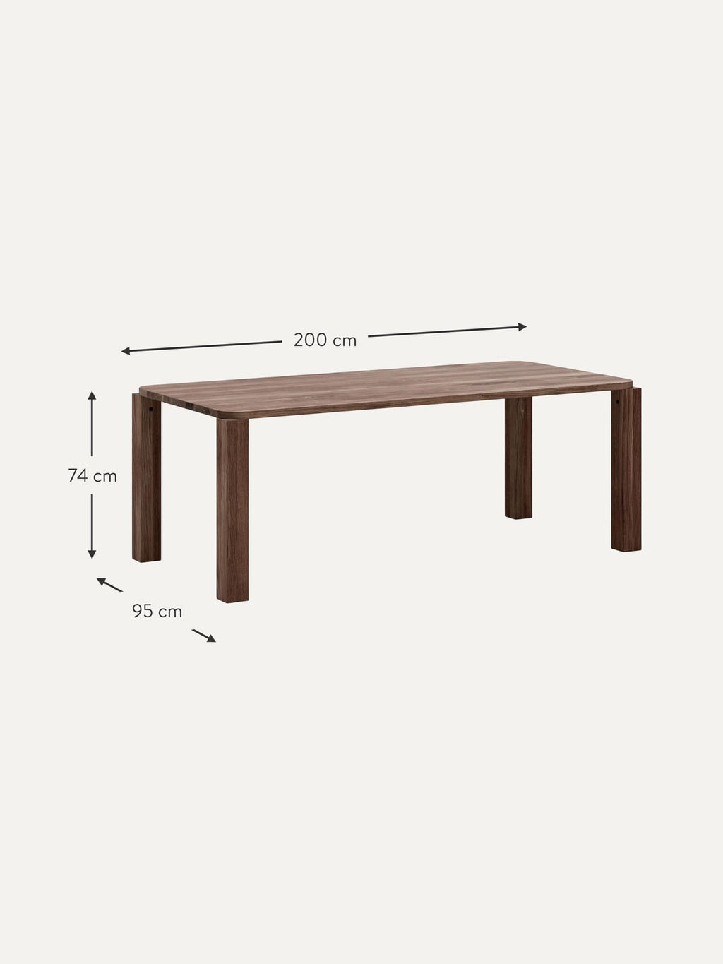 Pateley Oak Wood Dining Table, Various Sizes