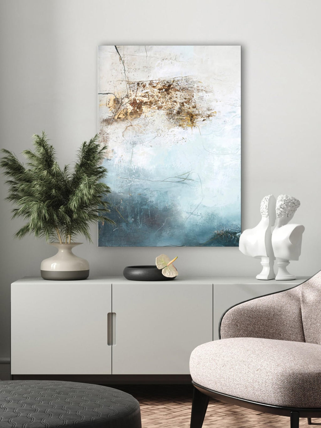 Pendle Hand-Painted Canvas Art