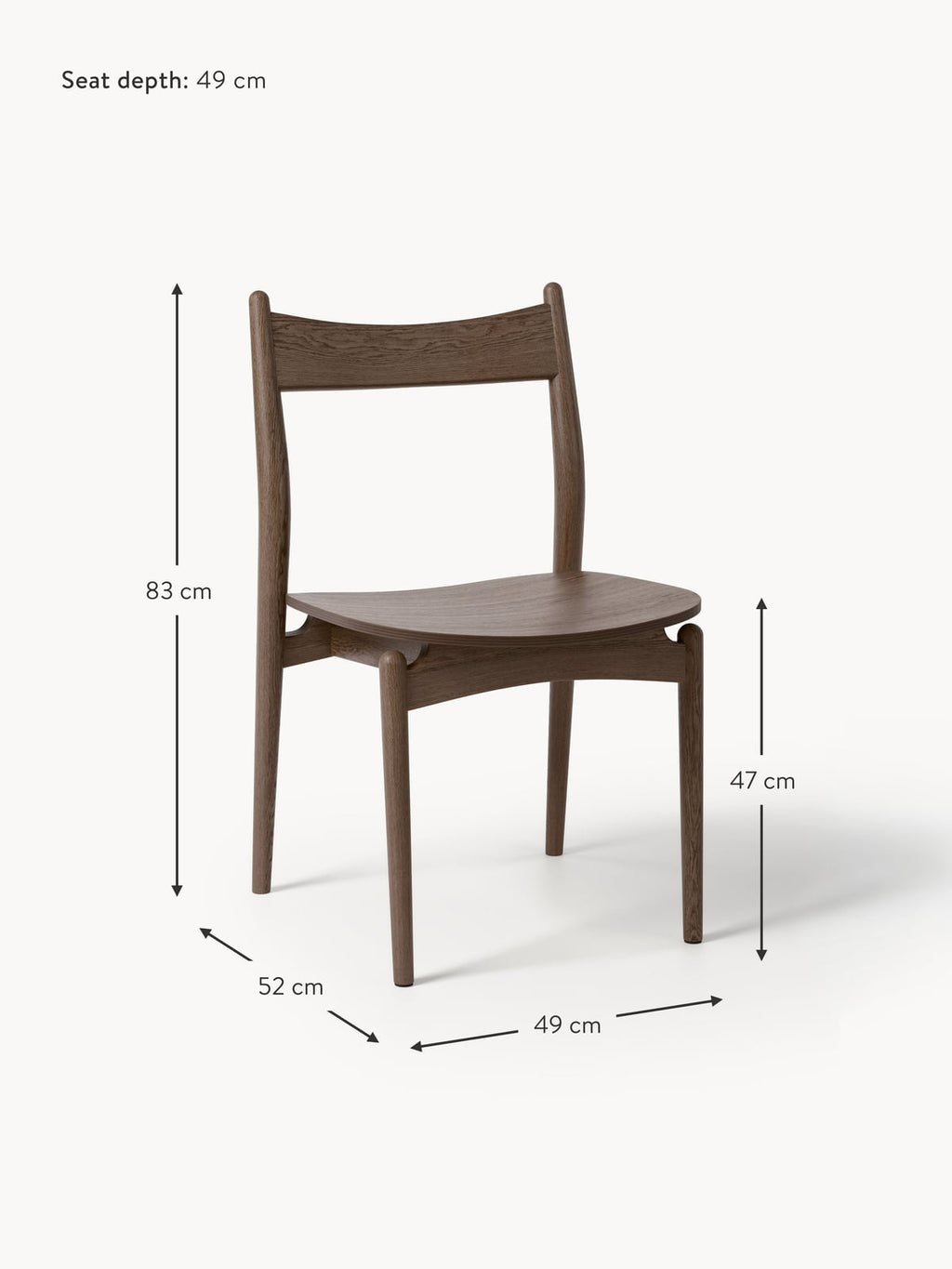 Penhale Ash Wood Dining Chair