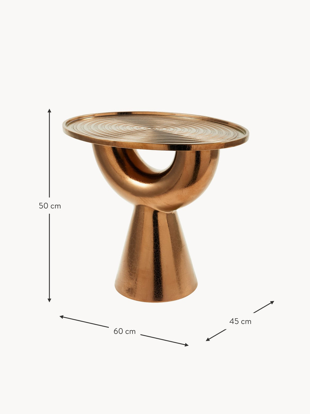 Penhale Ceramic Round Side Table