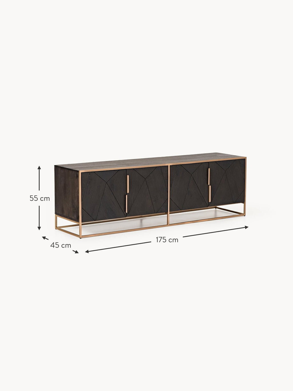 Penrose Mango Wood Lowboard