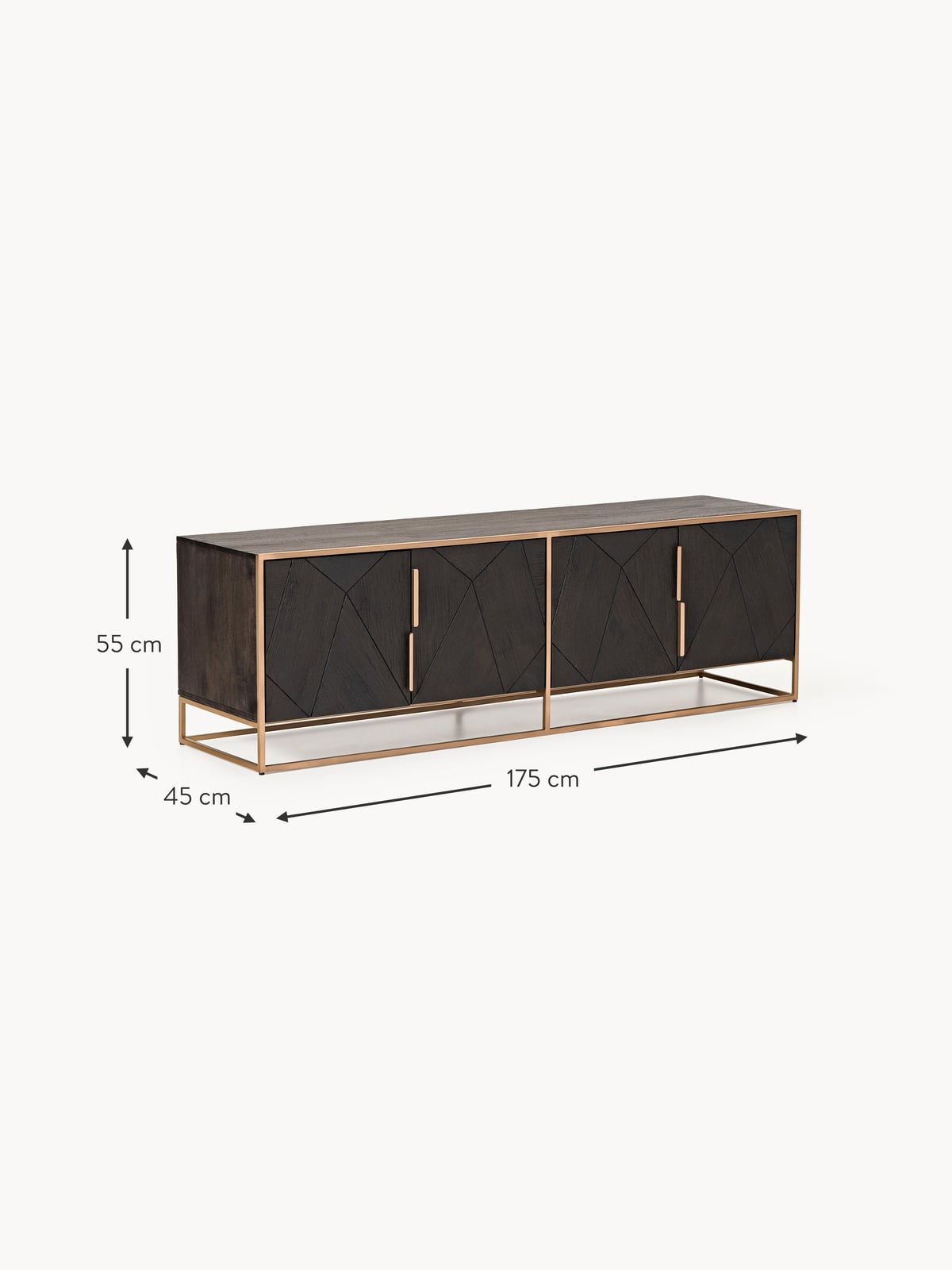 Penrose Mango Wood Lowboard