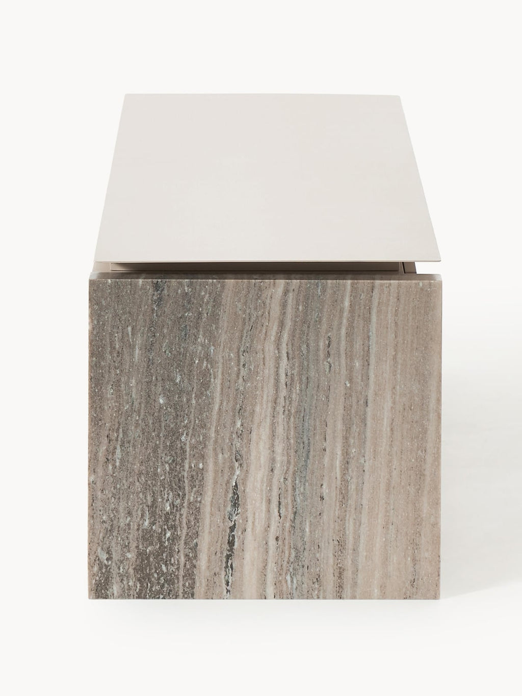 Petersham Marble and Metal Lowboard