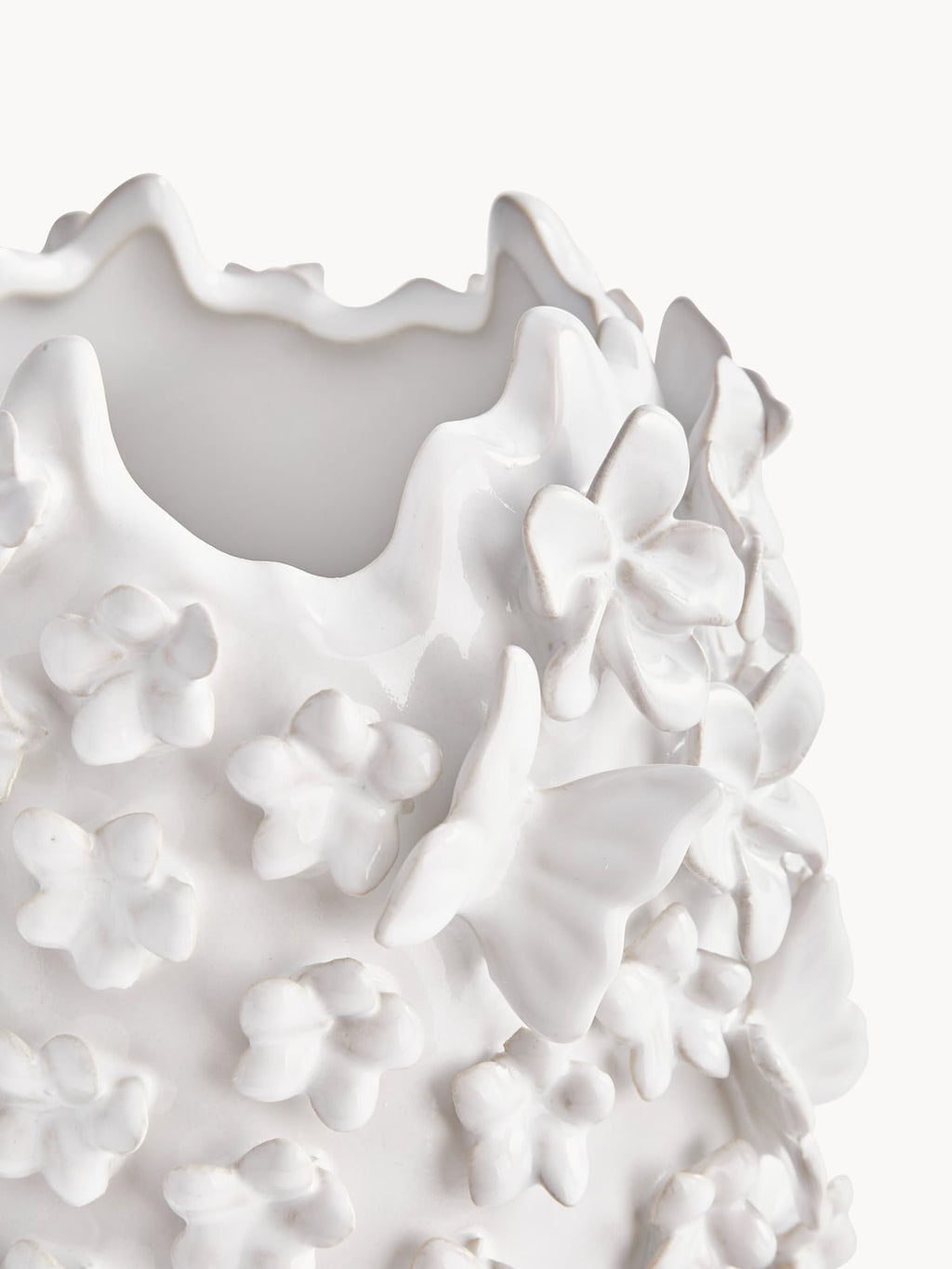 Pickering Vase with 3D Decoration, H 35 cm